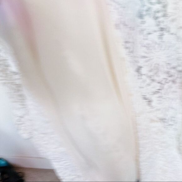 Chloe Robe Lace tunic mini dress ivory - Picture 8 of 13